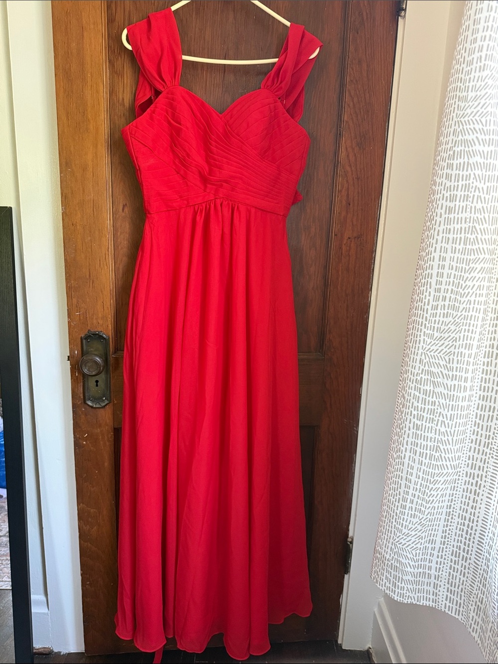 Red Sleeveless Maxi Dress - Size S